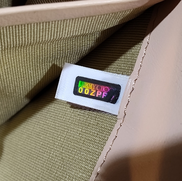 Jimmy Choo Filipa Wallet Pearlized Pink with StarStuds and Crystals - Picture 12 of 13